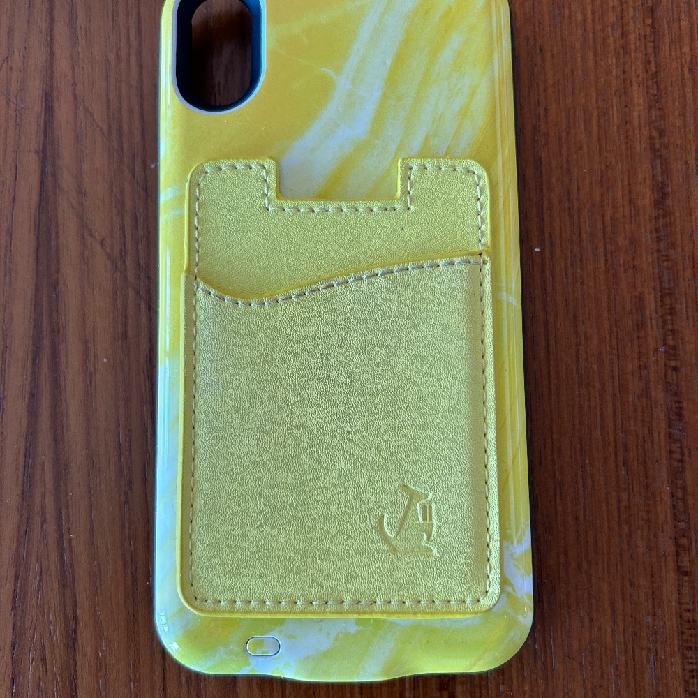 Battery case for iPhone XR with card holder